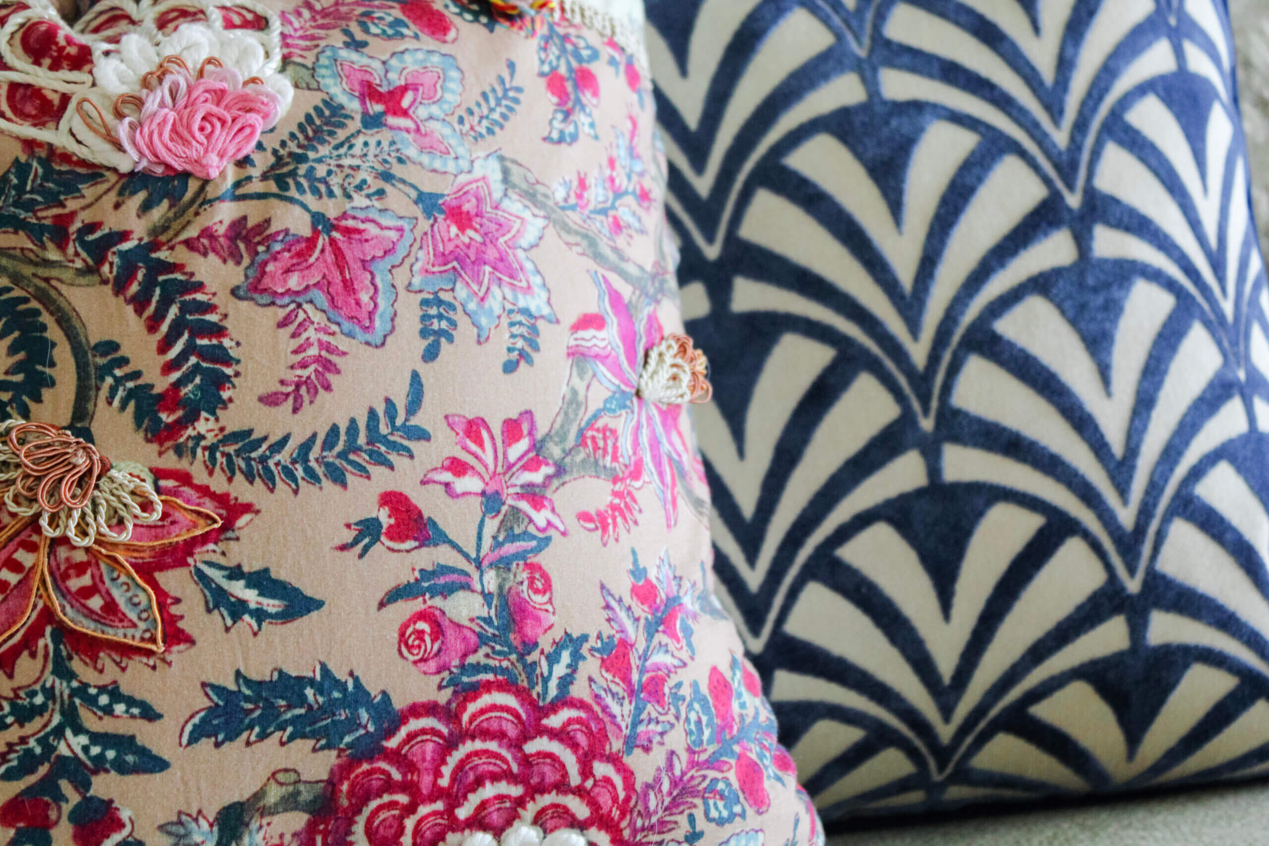 printed pillow case luxury interior decorator in sarasota