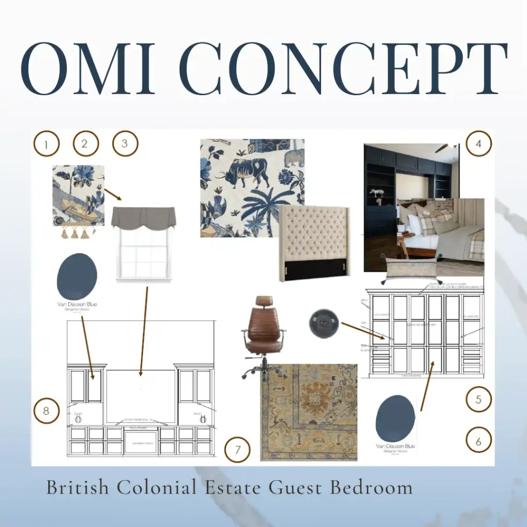 british colonial guest room interior decorator near me fl