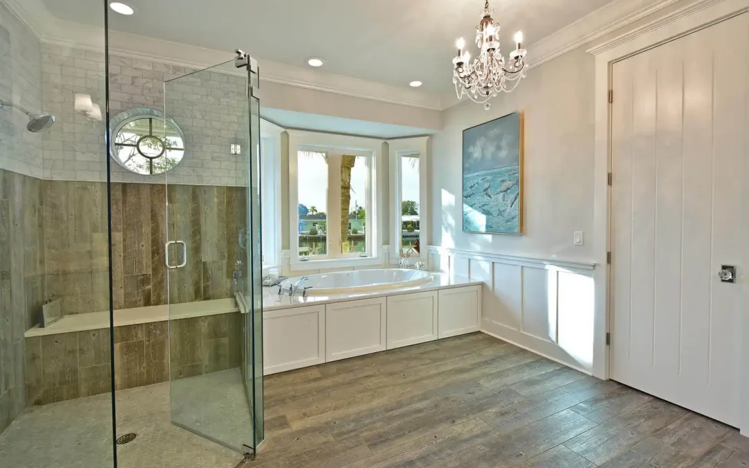 luxury bathroom by sarasota interior designer